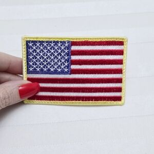 American Flag USA Patch Embroidered Stars and Stripes United States Patriot